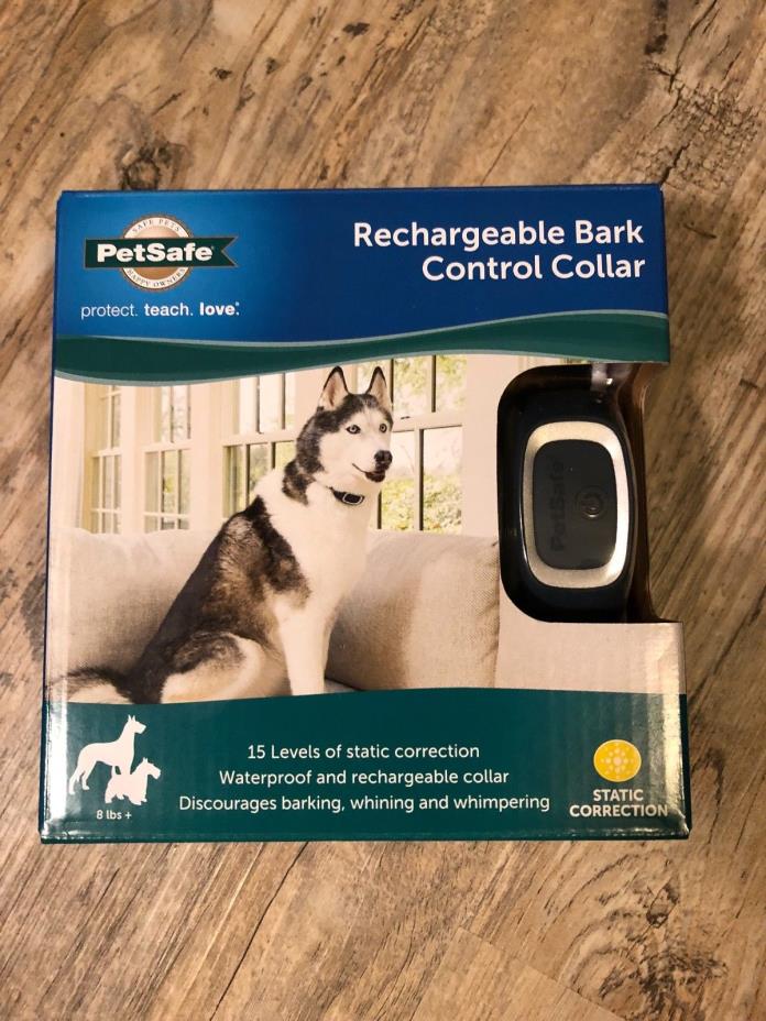 PetSafe Bark Control Rechargeable No Bark Collar Auto Adjust PBC00-15999