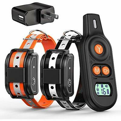 Dog Training Collars Collar, 2019 Upgraded 2600FT Remote Shock For Dogs With And