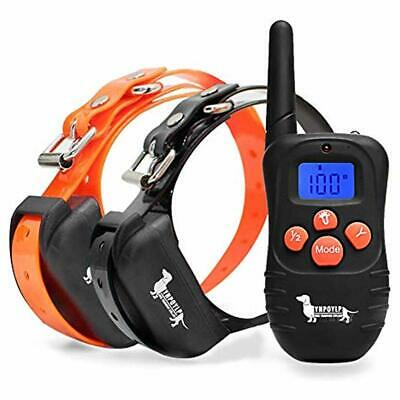 BEHEART Dog Training Collars With Remote, Electric Shock For 2 Dogs Pet Supplies
