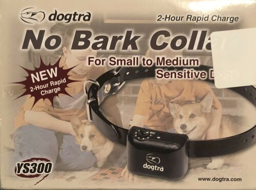 No Bark Dog Collar Stop Barking-Small Dogs 10-40 lbs Dogtra YS300