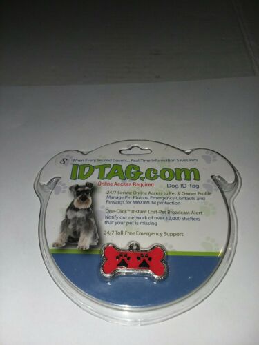 NWT SMART DOG ID TAG Online Access Required IDTAG.com Multi Color Set of 5 Small