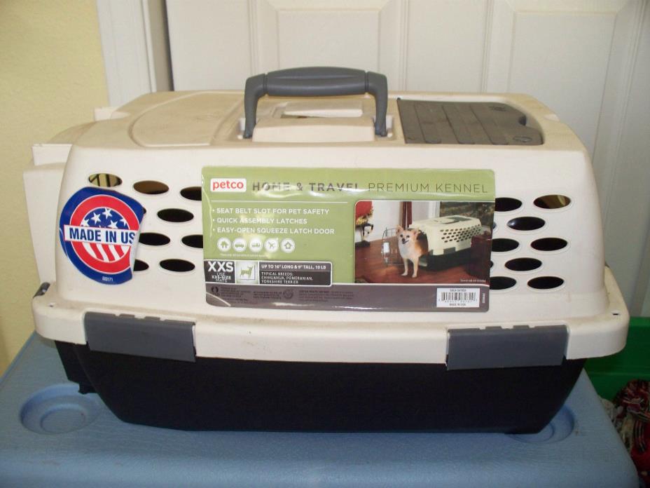 PETCO PREMIUM KENNEL-TRAVEL/TRAINING-SMALL DOG OR CAT