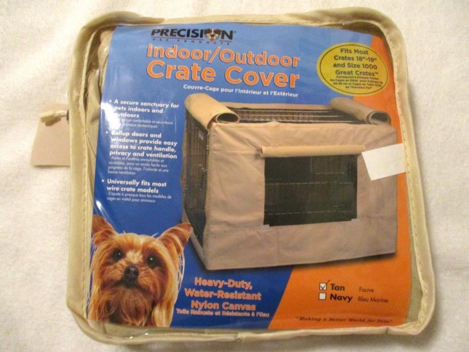 Precision Indoor Outdoor Dog Crate Cover Fits Size 1000- 18