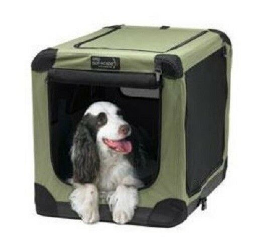 Small Dog Bed Pet Crate Kennel Soft Fabric Puppy Training Travel Car RV Cat Pets