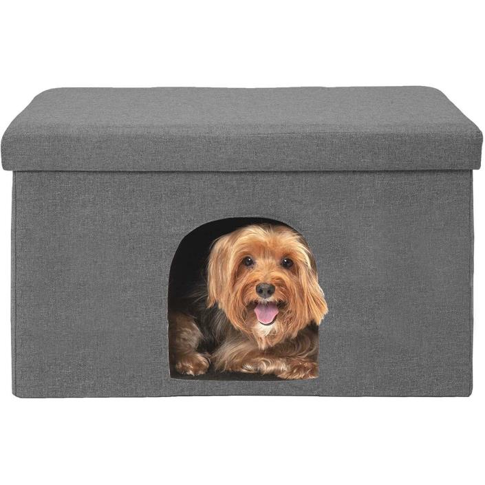 FurHaven Pet House | Ottoman Pet House for Dogs & Cats - Available in Multiple