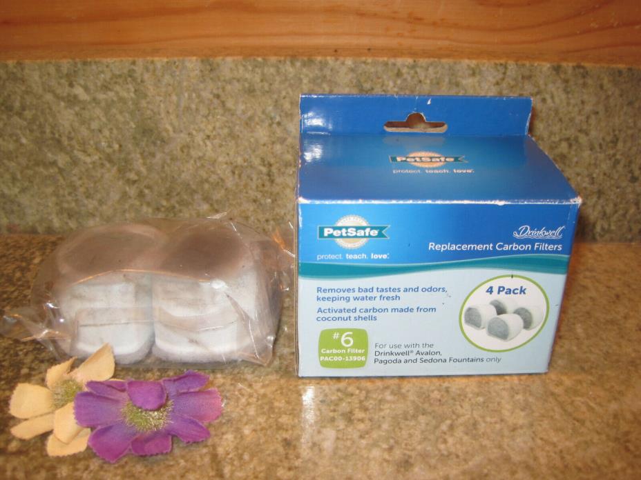 PetSafe Drinkwell Replacement Carbon Filters Dog Cat Ceramic Water Fountain