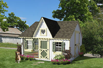 Little Cottage Company Victorian Cottage Kennel Dog House