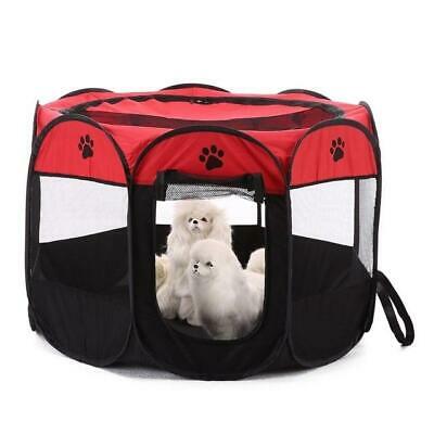 Pets Dogs Bed House Tent Easy Operation Octagonal Fence Cage Outdoor Accessories