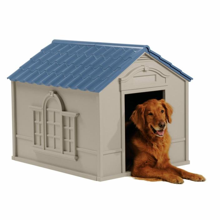 GIANT Dog House Kennel Home Dogs Outdoor Shelter Pet Heavy Duty Winter XL Houses