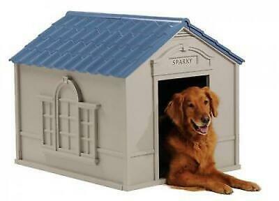 XXL Dog Kennel House X-Large Insulated Big Shelter Outdoor Pet Cabin 100 lbs