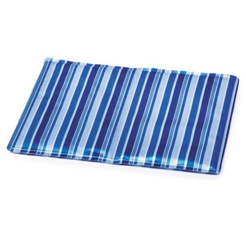 Cool Pup Cooling Mat 16”L X 12”W Blue Stripe