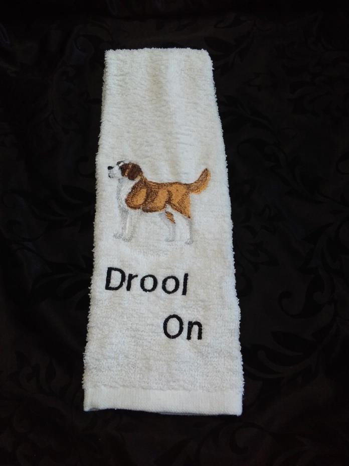 st bernard dog show drool towel
