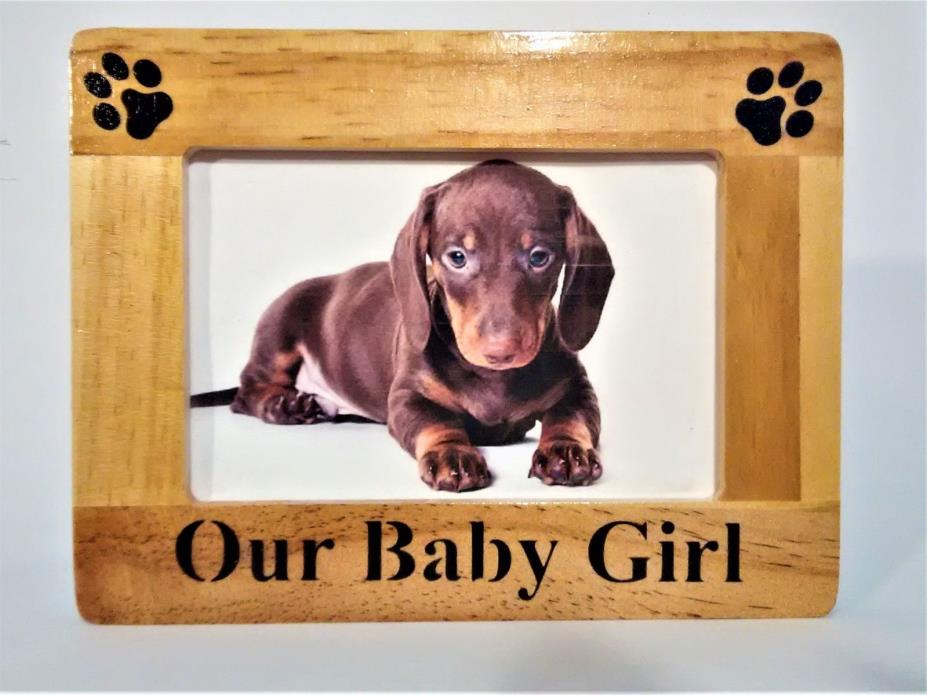 Pet Picture Frames, Picture Frames, Pet Frames, Dachshund, Our Baby Girl Frame