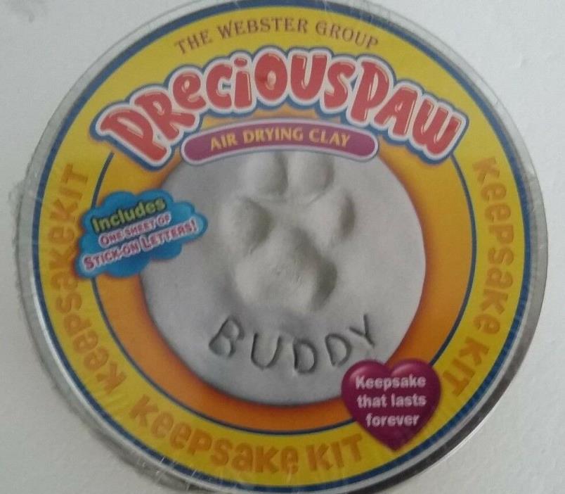 The Webster Group PRECIOUS PAW KEEPSAKE KIT - Air Drying Clay Kit in Tin