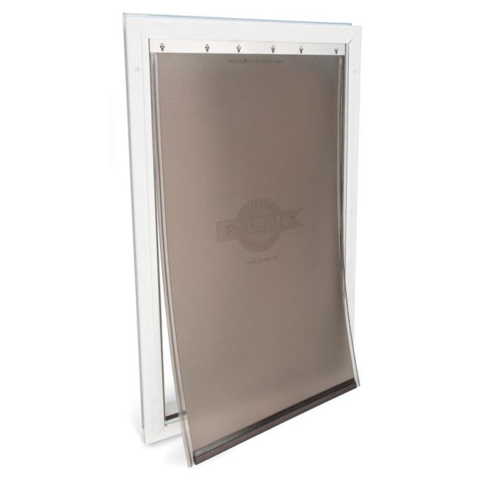 PetSafe Aluminum X-Large White Aluminum Pet Door (Actual: 23.75-in x 13.75-in)