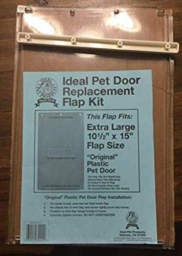 Ideal Pet Door Replacement Flap For Plastic Frame Doors Old Style Extra Large
