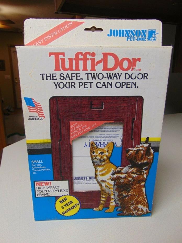 JOHNSON PET-DOR  TUFFI-DOR TS2 Two-Way Pet Door Cats / Small Dogs - SEALED