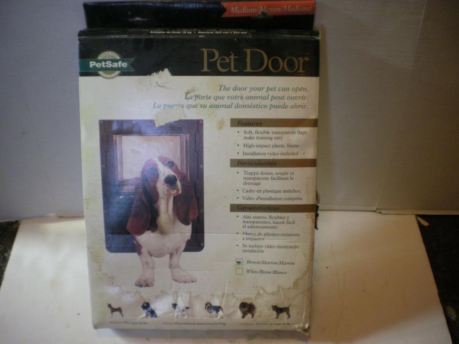 Petsafe Medium Pet Door Brown for Dogs up to 40lbs