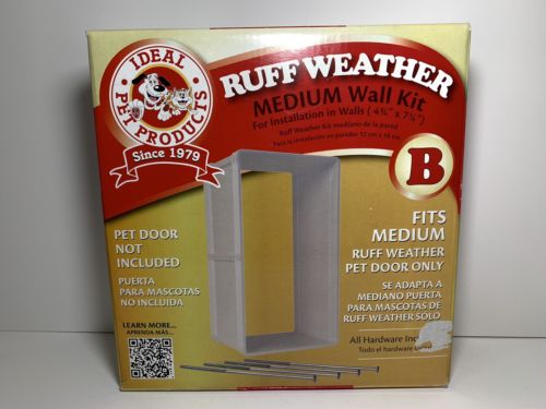 IDEAL PET PRODUCTS - RUFF WEATHER DOG  - MEDIUM WALL KIT - RWMWK - B - NEW