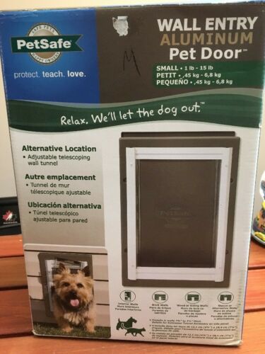 Petsafe Small Wall Aluminum Pet Door New In Box
