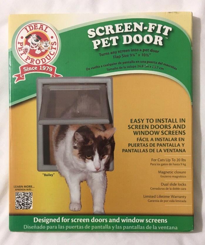 Ideal Pet Products Screen Fit Pet Door, 8.875