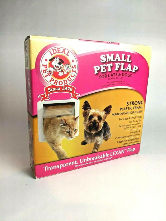Ideal Pet Products Small Pet Flap Dog/Cat 4-Way Locking Door