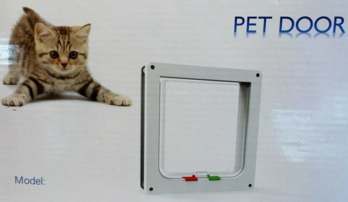 Cat Flap Lifepul 4 Ways Locking Door (Large Size 9.8