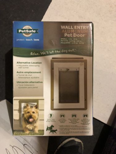 PetSafe Wall Entry Aluminum Pet Door - Small PPA11-10915