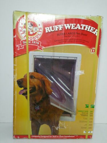 New - Ideal Pet Products - Ruff Weather Dog Door - Super Large 15