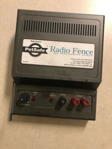PETSAFE TC-100 RADIO FENCE PET CONTAINMENT TRANSMITTER-works -no Power Supply