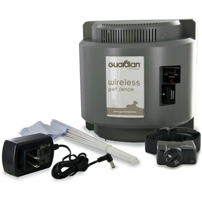 New in Box Guardian Wireless Pet Fence by PetSafe 8lbs + GlFOO-15172 with Collar