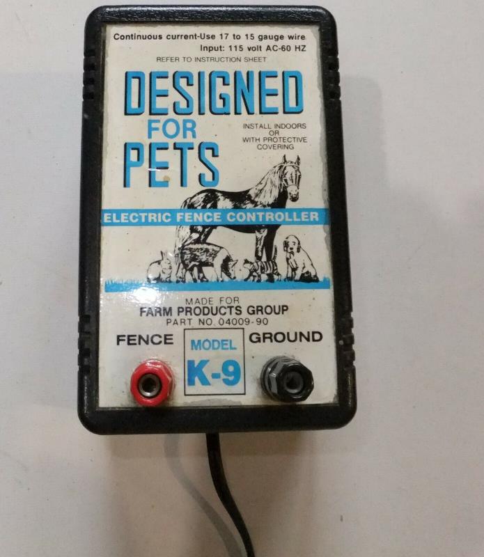 Electric Fencer * Farm Products Group K-9 Electric Fence Controller for pets