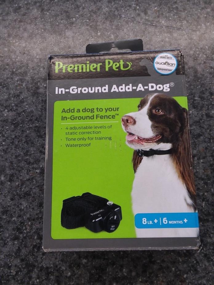 Premier Pet In Ground Fence “Add-A-Dog” Collar w/ 2 Batteries- BRAND NEW,