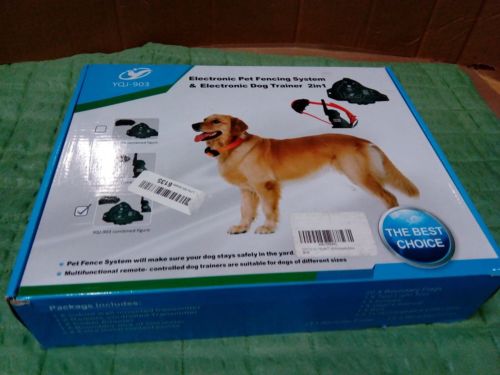 YQJ-903 2 in 1 Wireless Dog Trainer Fence Wireless Indoor