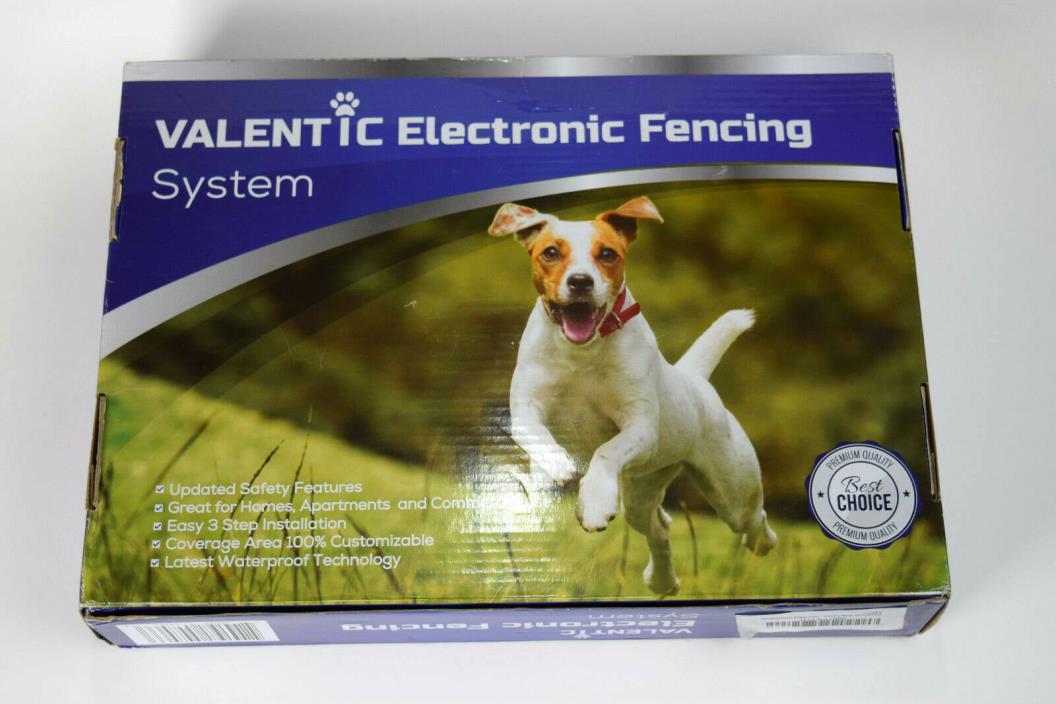 Electronic Dog Fence System - 2 Collars for Medium to Large Dogs
