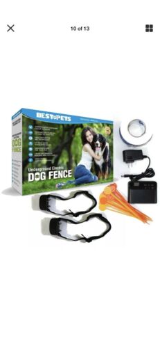 In Ground Electric Dog Fence With 2 Waterproof Rechargeble Collars