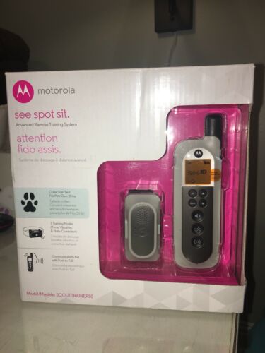 Motorola SCOUTTRAINER50 Dog Training System Advanced Push-to-talk