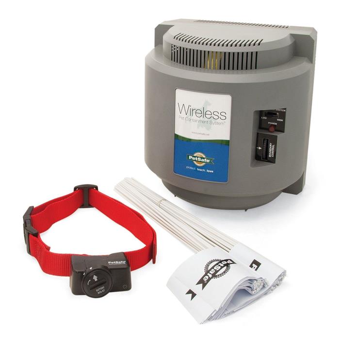 Wireless Fence System PetSafe Containment Covers Up To 1/2 Acre, For Dogs 8
