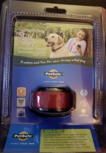 Petsafe Stubborn Dog Wireless Fence Receiver Collar PIF00-13672 - New!