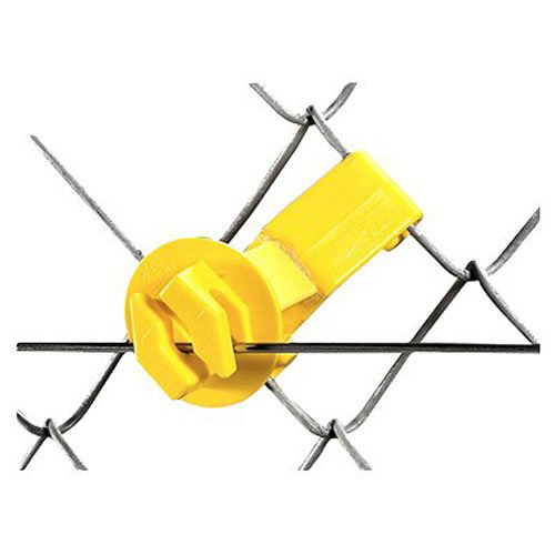 Dare Products SNUG-SU-25 184861 Chain Link U Post Insulator (25 Pack), Yellow