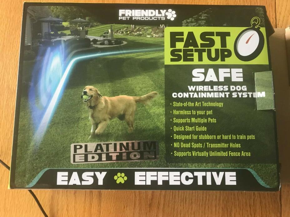 Friendly Pet Products Wireless Dog Containment System Platinum Edition