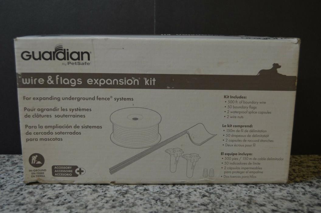Guardian Wire & Flags Expansion Kit for Underground Fence Systems PGA-500- NEW