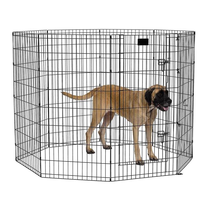 Midwest Exercise Pen/Pet Playpens | 8-Panels Each w/ 5 Height Options Ideal for
