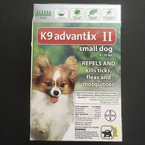 K9 Advantix II for Small Dogs [4-10 lbs] 6count
