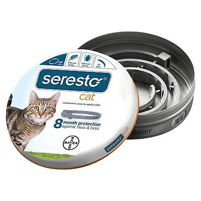 BAYER SERESTO-CAT Gray SERESTO FLEA AND TICK COLLAR FOR CATS GRAY