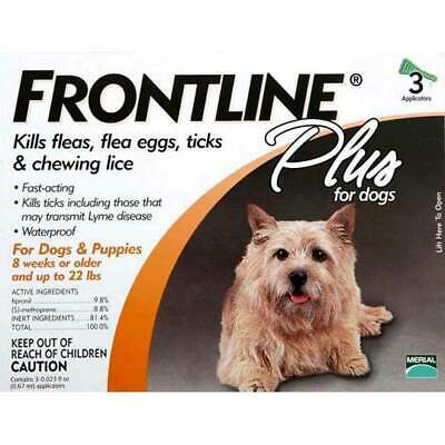 FRONTLINE 11-22-3PK-PS  FLEA CONTROL PLUS FOR DOGS AND PUPPIES 11-22 LBS 3 PACK