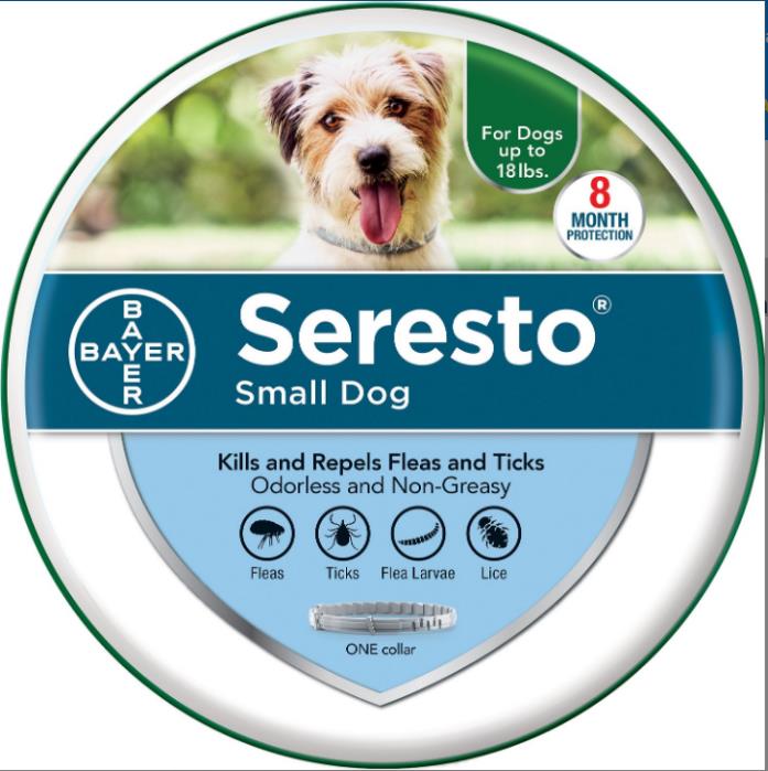 Seresto 8 Month Tick Prevention Collar Small Dog Free Shipping 100% Authentic