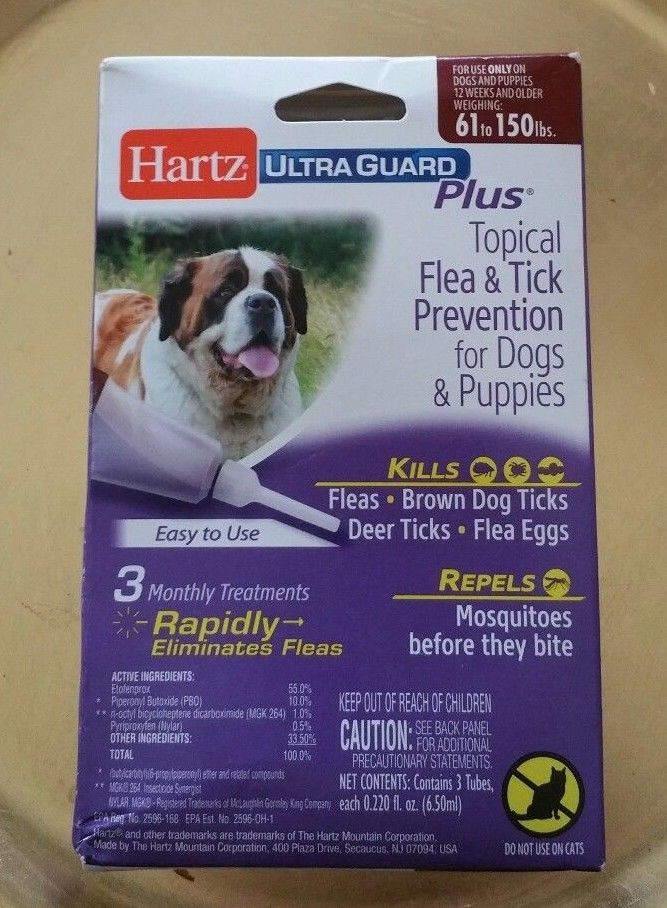 Hartz Ultra Guard Plus Topical Flea & Tick for Dogs & Puppies 61 - 150lbs