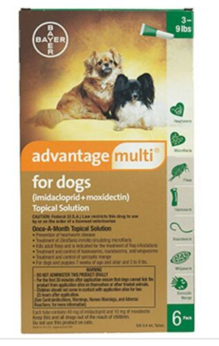 Advantage multi for dogs 3-9lbs