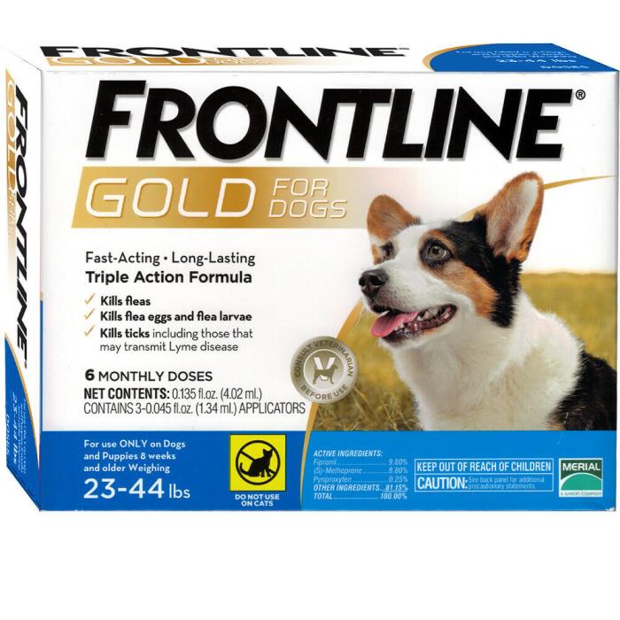 Frontline Gold 23-44 lbs - BLUE (6 Months)